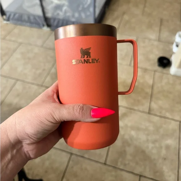 Starbucks and Stanley’s. One simply modern and one ello.